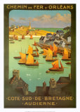 Chemi De Fer Dorleans Print by Alo (Charles-Jean Hallo) 
