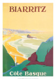 Biarritz Plakat af Debo
