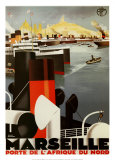 Marsella Affiches par Roger Broders