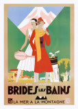 Bries Les Bains Plakater av Leon Benigni Bries Les Bains Plakater av Leon Benigni