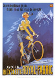 Bicyclette Royal Fabric Prints