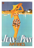 Juan les Pins Affiches par Robert Falcucci