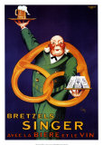 Bretzels Singer Poster par Lotti 