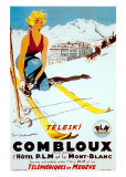 Teleski Combloux Print by Ordner 