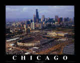 Soldier Field - Chicago, Illinois Kunstdrucke von Mike Smith