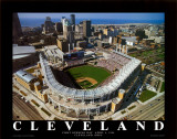 Jacobs Field - Cleveland, Ohio Poster by Mike Smith
