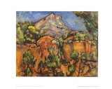Mont Sainte Victoire Art by Paul Cézanne