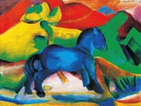 Blaues Pferdchen Poster von Franz Marc