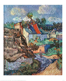 Houses at Auvers, c.1890 Reprodukcje autor Vincent van Gogh