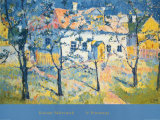 Frühling Kunstdruck von Kasimir Malevich