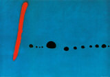 Joan Miró - Modrá II Obrazy Joan Miró - Modrá II Obrazy