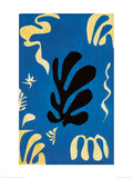 Composition Fond Bleu Affiches par Henri Matisse