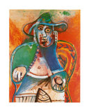 Vieil Homme Assis Mougins 1970 Posters par Pablo Picasso