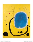 Gold und Blau|El oro del azur Poster von Joan Miró