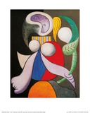 Frau mit Blumen, 1932 Kunstdrucke von Pablo Picasso