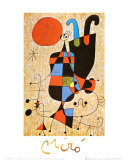 Upside-Down Figures Prints by Joan Miró