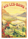 Aix-Les-Bains Affiches par L. Gadoud