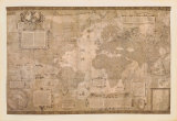 Map of the World Prints by Gerardus Mercator