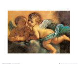 Angels Posters by Guercino (Giovanni Francesco Barbieri) 