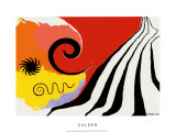 Pinwheel and Flow, c.1958 Serigrafie von Alexander Calder