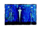 M-2 (Blue) Prints by Heinz Felbermair