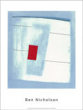 Cyclades, c.1957 Sérigraphie par Ben Nicholson