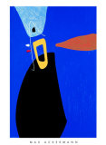 Uberbruckte Kontinente XXI, c.1952 Serigraph by Max Ackermann