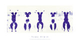Sans titre : antropom. with male and female figure Sérigraphie par Yves Klein