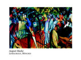 Zoologischer Garten I Posters by Auguste Macke Zoologischer Garten I Posters by Auguste Macke