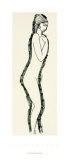 Nu de Profile Serigraph by Amedeo Modigliani Nu de Profile Serigraph by Amedeo Modigliani