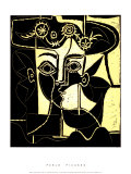 Femme au Chapeau Orne, c.1962 セリグラフ - パブロ・ピカソ