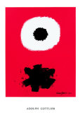 White Disc Red Ground, c.1967 Affiches par Adolph Gottlieb
