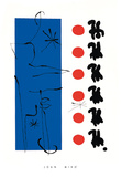 Rouge et bleu, 1960 Sérigraphie par Joan Miró