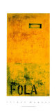 Fola, c.1990 Serigraph by Jürgen Wegner