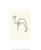 Kamelen (The Camel) Silketrykk av Pablo Picasso