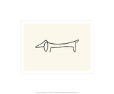 Hunden (The Dog) Silketrykk av Pablo Picasso
