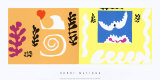 L'Oiseau et le Requin, c.1947 Plakater af Henri Matisse L'Oiseau et le Requin, c.1947 Plakater af Henri Matisse