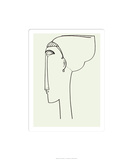 Tete de Profil, c.1911 Serigraph by Amedeo Modigliani