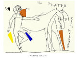 Il Teatro Serigrafía por Marino Marini Il Teatro Serigrafía por Marino Marini