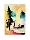 Gelbes Segel Prints by Auguste Macke Gelbes Segel Prints by Auguste Macke