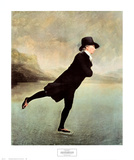Rev Robert Walker Skating on Duddin Láminas por Sir Henry Raeburn