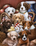 Chiots 2 Affiche par Jenny Newland