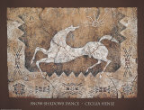 Snow-Shadows Dance Art par Cecilia Henle