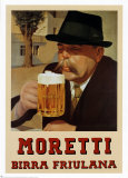 Bier "Moretti" Kunstdrucke