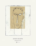Africana Bust I Print by Susan Gillette