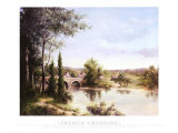 Puente en Francia Pósters por Art Fronckowiak
