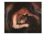 Le vampire Posters par Edvard Munch