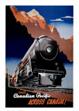 Tren de Canadian Pacific Lámina Tren de Canadian Pacific Lámina