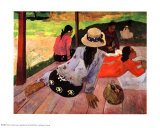 The Siesta Poster von Paul Gauguin