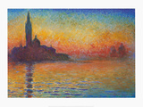 Crepuscule Kunstdrucke von Claude Monet